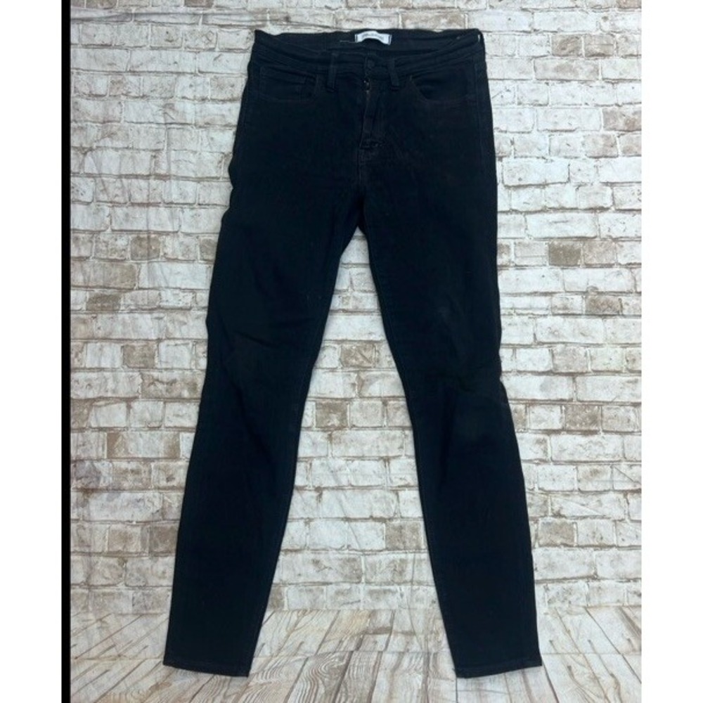Madewell Roadtripper Jeans Womens 28 Black Good Skinny High Rise Stretch